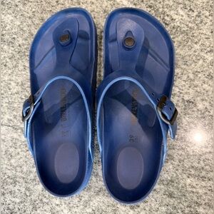 Birkenstock EVA Blue Gizeh Sandal Size 39